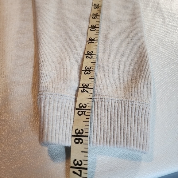 Tommy Bahama 1/4 Zipper Beige Pullover ‎ Sweater - Picture 12 of 13